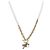 NUOVO COLLANA DIOR PANTHER SAUTOIR STRASS PERLE 69.5CM METALLO DORATO D'oro