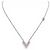 COLLANA LOUIS VUITTON ESSENTIAL V M63182 METALLO COLOR ORO ROSA 39-44 Argento