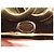 NEUE CHANEL LOGO PLAQUE BROCHE LEDER GOLDENES METALL Schwarz - Ansicht 6