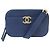 NUOVO CHANEL MINI CAMERA WAIST BAG AS0311 PELLE CAVIAR Blu