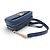 NUOVO CHANEL MINI CAMERA WAIST BAG AS0311 PELLE CAVIAR Blu - vista 4