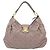 NUOVA BORSA A SPALLA LOUIS VUITTON MAHINA XS PELLE MONOGRAMMA PERFORATA HOBO Taupe