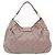 NUOVA BORSA A SPALLA LOUIS VUITTON MAHINA XS PELLE MONOGRAMMA PERFORATA HOBO Taupe - vista 2