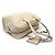 Hermès NOVA BOLSA DE MÃO HERMES VICTORIA II 35 EM COURO TAURILLON CLEMENCE CREME Cru - vista 6