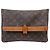 BORSA VINTAGE LOUIS VUITTON POUCH PIEGHEVOLE IN TELA MONOGRAM Marrone