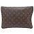 BORSA VINTAGE LOUIS VUITTON POUCH PIEGHEVOLE IN TELA MONOGRAM Marrone - vista 2