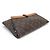 BORSA VINTAGE LOUIS VUITTON POUCH PIEGHEVOLE IN TELA MONOGRAM Marrone - vista 4