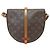 VINTAGE LOUIS VUITTON CHANTILLY GM MONOGRAM CANVAS TASCHE Braun - Ansicht 2