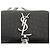 BORSA SAINT LAURENT KATE TASSEL 354120 PELLE NERA TRACCOLLA HAND BAG Nero - vista 8