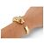 BRACCIALE CARTIER PANTHERE TSAVORITE GRANATO ONIX 17CM ORO GIALLO 18K 86G BANGLE D'oro - vista 8