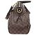 BORSA LOUIS VUITTON TREVI GM IN TELA DAMIER EBENE MARRONE - vista 3