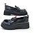 NUOVE CIABATTE GUCCI THEA BANDE WEB 806399 38 IT 39 FR PELLE NERA Nero - vista 3