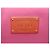 DOLCE & GABBANA INGRID Handtasche aus Eidechsenoptik Leder Pink - Ansicht 8