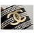 NUOVO BRACCIALE CHANEL MANCHETTA LOGO CC STRASS 15.5CM RESINA NERA BANGLE Nero - vista 11