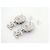 NUOVI ORECCHINI CHANEL LOGO CC STELLA STRASS EMAIL NERO Argento - vista 4