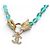 NEU CHANEL DRACHE FISCH CC LOGO STRASS PERLEN CHOKER Golden - Ansicht 3