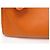 BORSA PRADA DAINO BOX BR0093 A SPALLA IN PELLE GRANULATA ARANCIO HOBO BAG Arancione - vista 10