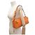 BORSA PRADA DAINO BOX BR0093 A SPALLA IN PELLE GRANULATA ARANCIO HOBO BAG Arancione - vista 4