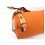 BORSA PRADA DAINO BOX BR0093 A SPALLA IN PELLE GRANULATA ARANCIO HOBO BAG Arancione - vista 5