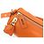 BORSA PRADA DAINO BOX BR0093 A SPALLA IN PELLE GRANULATA ARANCIO HOBO BAG Arancione - vista 6