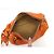 BORSA PRADA DAINO BOX BR0093 A SPALLA IN PELLE GRANULATA ARANCIO HOBO BAG Arancione - vista 7