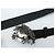 GUCCI BOUCLE PEGASUS 256262 T90 KORNLEDER GÜRTEL SCHWARZ - Ansicht 6
