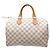BORSA LOUIS VUITTON SPEEDY 30 TOILE DAMIER AZUR N41370 HAND BAG PURSE Bianco - vista 2