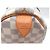 BORSA LOUIS VUITTON SPEEDY 30 TOILE DAMIER AZUR N41370 HAND BAG PURSE Bianco - vista 5