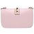 BORSA A SPALLA VALENTINO ROCKSTUD GLAM LOCK MEDIUM IN PELLE ROSA - vista 2