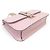 BORSA A SPALLA VALENTINO ROCKSTUD GLAM LOCK MEDIUM IN PELLE ROSA - vista 3