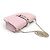 BORSA A SPALLA VALENTINO ROCKSTUD GLAM LOCK MEDIUM IN PELLE ROSA - vista 4