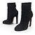 Alaïa NOVO ALAIA BOTAS CURTAS BLACK DEER CAMURÇA 37.5 PRETO