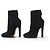 Alaïa NOVO ALAIA BOTAS CURTAS BLACK DEER CAMURÇA 37.5 PRETO - vista 2