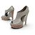 BOTINES GUCCI ANKLE BOOTS 234867 37.5 IT 38.5 FR CUERO GRIS