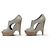 BOTINES GUCCI ANKLE BOOTS 234867 37.5 IT 38.5 FR CUERO GRIS - vista 2