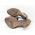 BOTINES GUCCI ANKLE BOOTS 234867 37.5 IT 38.5 FR CUERO GRIS - vista 7