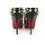 NUEVAS BOTAS CHRISTIAN LOUBOUTIN SO FULL KATE STUDDED 38 BOTINES Negro - vista 5