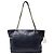 VINTAGE CHANEL SMOOTH LEATHER & MATELASSÉ BLUE TOTE HANDBAG Marineblau