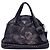 Prada Borsa a mano in nylon mimetico grigio e nero con borchie a 2 vie