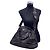 Prada Borsa a mano in nylon mimetico grigio e nero con borchie a 2 vie - vista 2