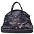 Prada Borsa a mano in nylon mimetico grigio e nero con borchie a 2 vie - vista 3
