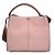 Fendi Borsa Selleria Pink Leather Peekaboo X-Lite Medium Rosa - vista 3