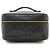 Chanel Beauty case vintage anni 90 in pelle nera Nero