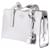 Prada Borsa "Re-Edition" Argento  - vista 2