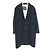 Autre Marque Abrigo Chesterfield ATON AIR DOUBLE MELTON de lana Azul Azul marino
