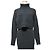 Autre Marque AllSaints MURIEL DRESS Kleid Kleid Braun Anthrazitgrau - Ansicht 3