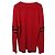 Strickpullover im Football-Stil Coach Champion Kollaboration Rot - Ansicht 2