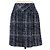 Falda de tweed con estampado y placa Coco de Chanel Azul - vista 4