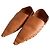 Mocassini flat in pelle Jil Sander Bronzo Cammello