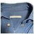 Autre Marque Camisa de chambray Bagutta Azul - vista 3